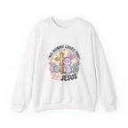 No Bunny Loves You Like Jesus Sweatshirt | Easter Christian, Pastel Retro Church Humor
