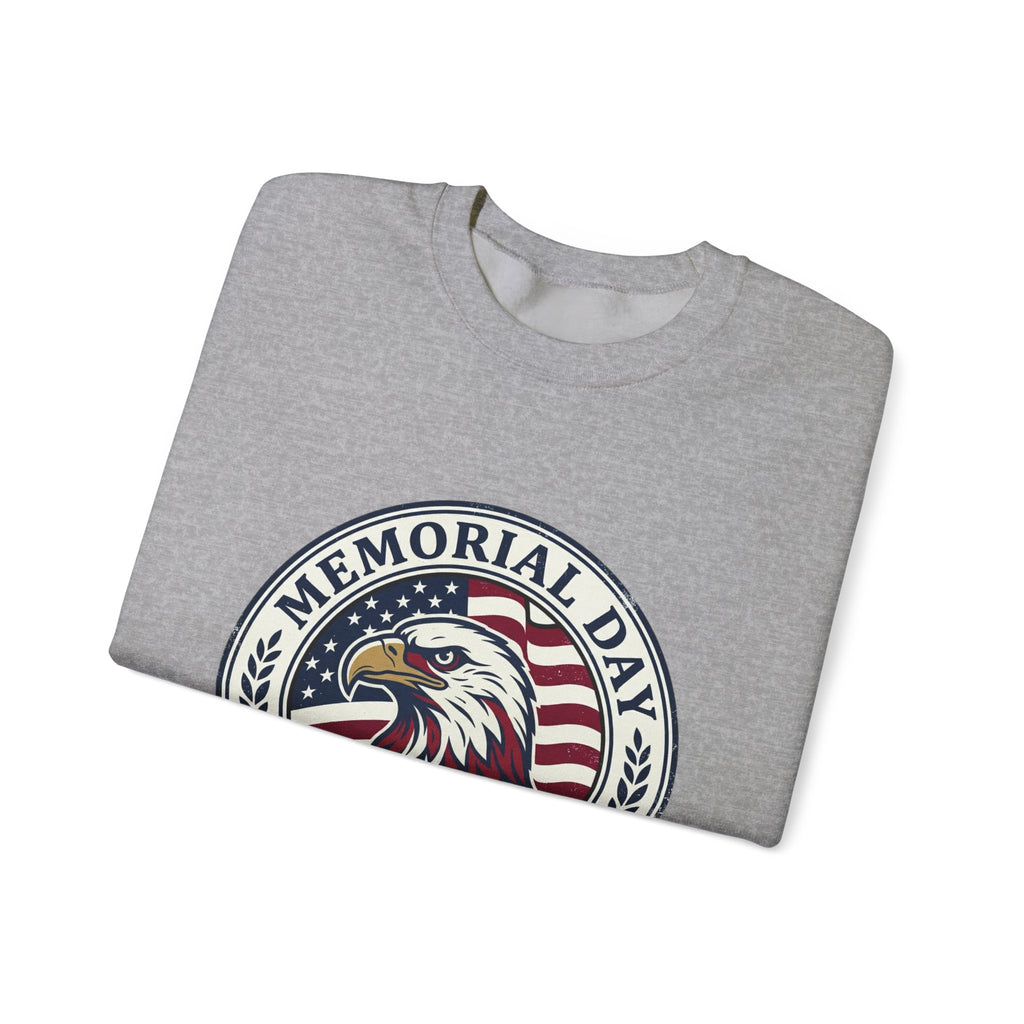 Memorial Day 1776–2026 Eagle Emblem Sweatshirt | USA 250, vintage distressed