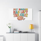 My Brain Has Left The Chat Canvas | mental health humor, wellness sarcasm