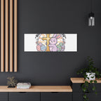 No Bunny Loves You Like Jesus Canvas | Easter Christian, Church Humor, Pastel Retro