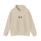 6-7 Minimalist Number Hoodie | 67 shirt, absurdist humor