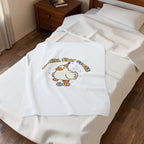 Official Silly Goose Club Velveteen Blanket | wholesome meme, cute animal pun