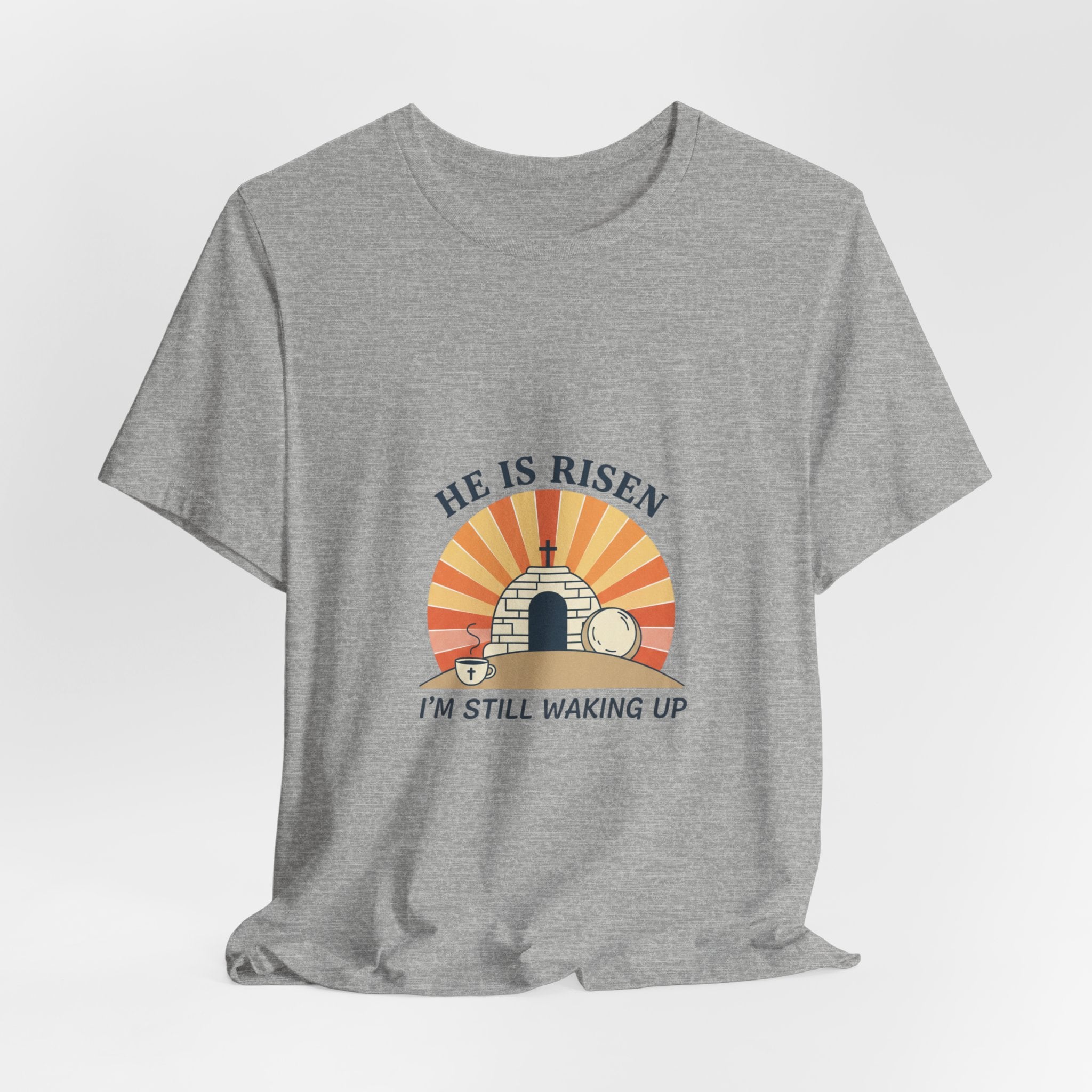 He Is Risen Tee | Christian Easter Shirt, Faith-Based Humor