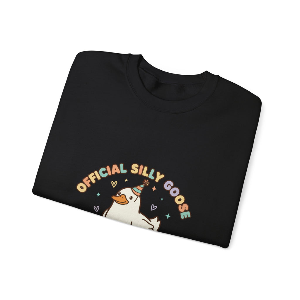 Silly Goose Club Crewneck Sweatshirt | wholesome meme, cute animal pun