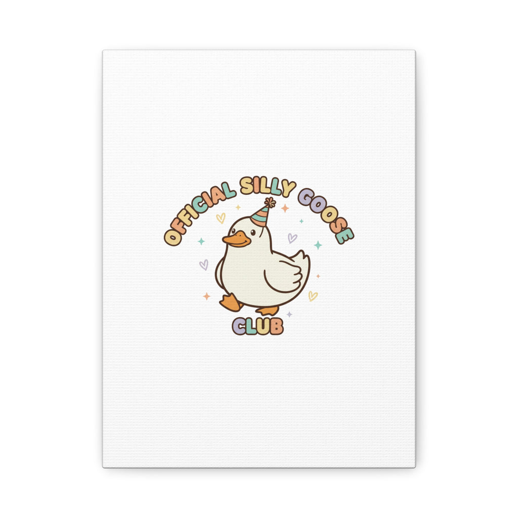 Silly Goose Club Canvas | wholesome meme, cute animal pun