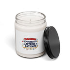 Teaching Powered by Caffeine & Patience Candle | Teacher Appreciation, Teacher Life