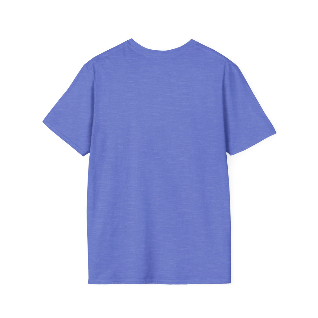 Blue t-shirt on a white background