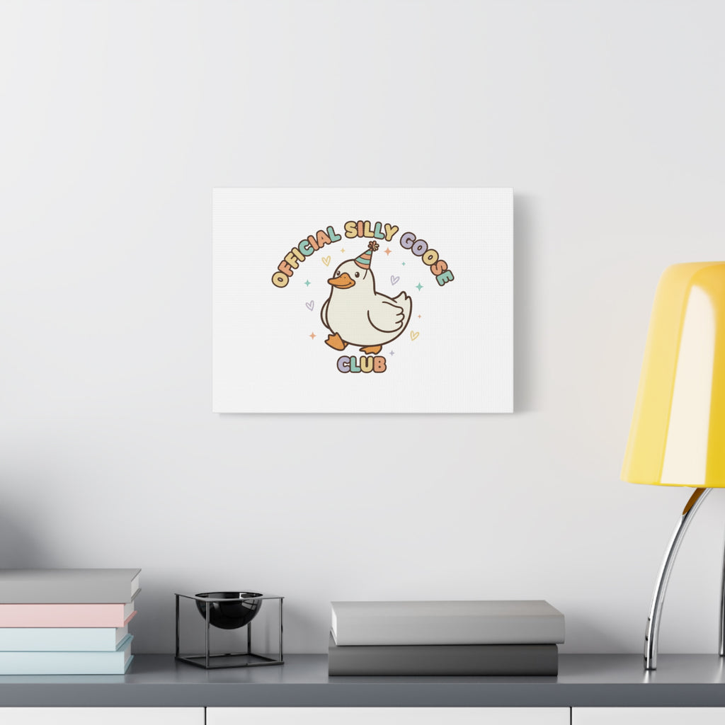Silly Goose Club Canvas | wholesome meme, cute animal pun