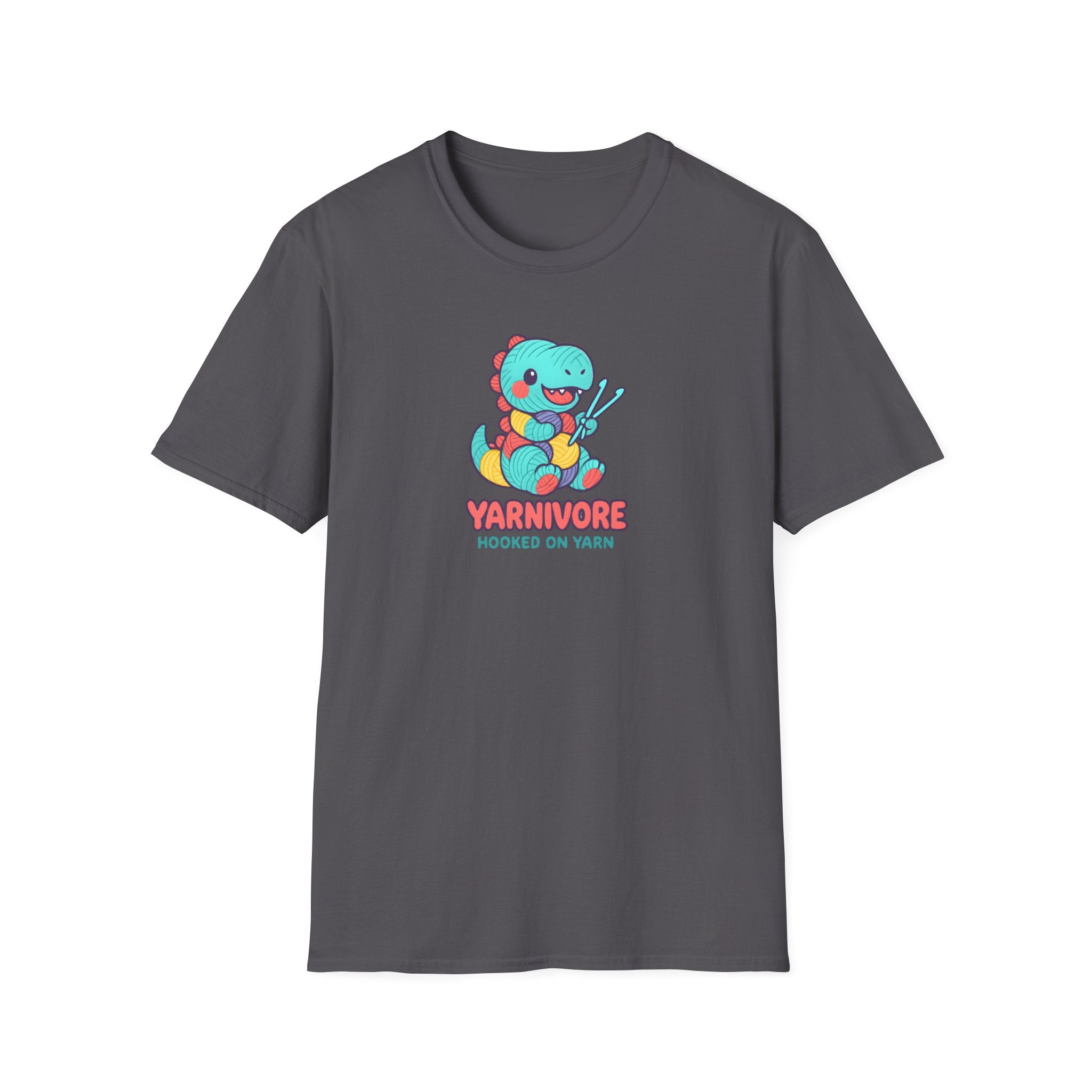Yarnivore Knitting Dinosaur T-Shirt