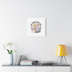 No Bunny Loves You Like Jesus Canvas | Easter Christian, Church Humor, Pastel Retro