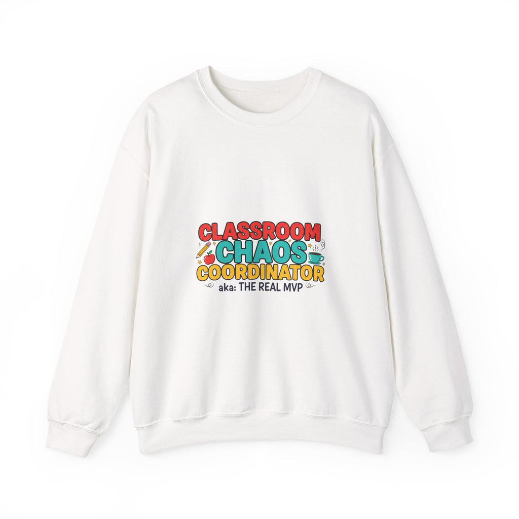 Classroom Chaos Coordinator Crewneck Sweatshirt | teacher appreciation, teacher life