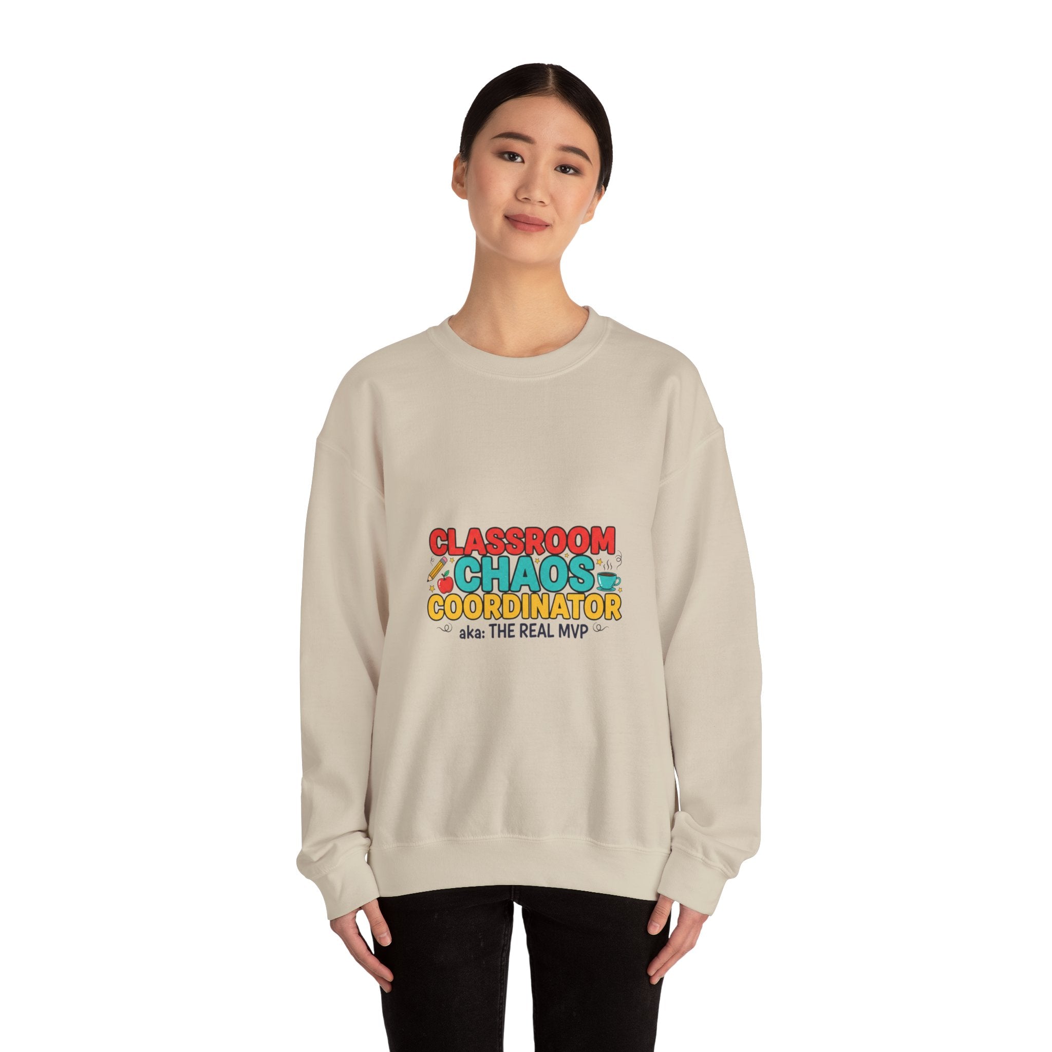 Classroom Chaos Coordinator Crewneck Sweatshirt | teacher appreciation, teacher life