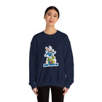 Egg Hunter Skate Bunny Sweatshirt | boys Easter shirt, dinosaur egg, camo Easter