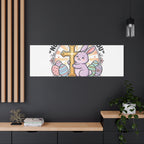 No Bunny Loves You Like Jesus Canvas | Easter Christian, Church Humor, Pastel Retro