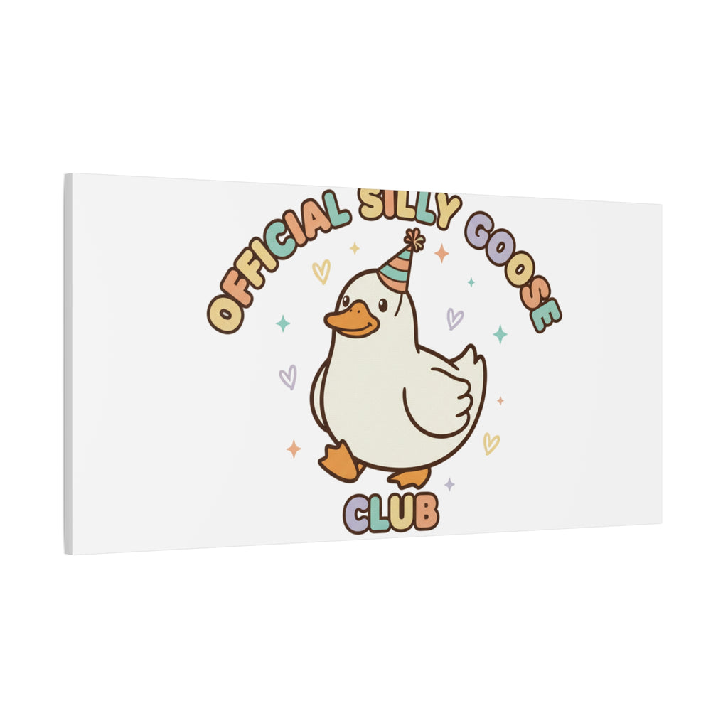 Silly Goose Club Canvas | wholesome meme, cute animal pun