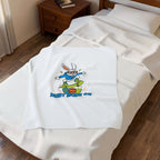 Hunt Mode On Bunny Skateboard Blanket | Boys Easter, Egg Hunter Graphic