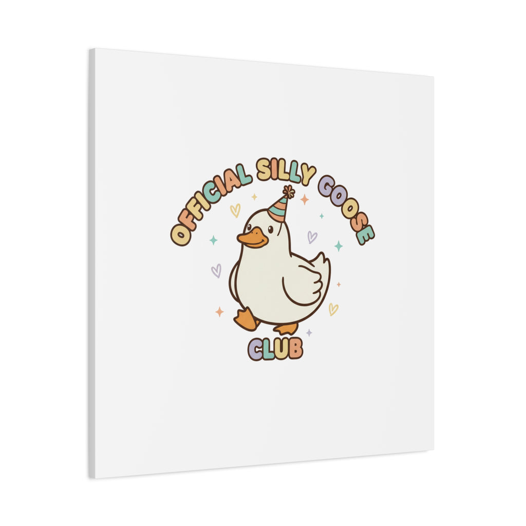 Silly Goose Club Canvas | wholesome meme, cute animal pun