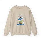 Egg Hunter Skate Bunny Sweatshirt | boys Easter shirt, dinosaur egg, camo Easter