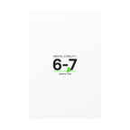 Mental Stability 6-7 Canvas | 67 Meme, Absurdist Humor
