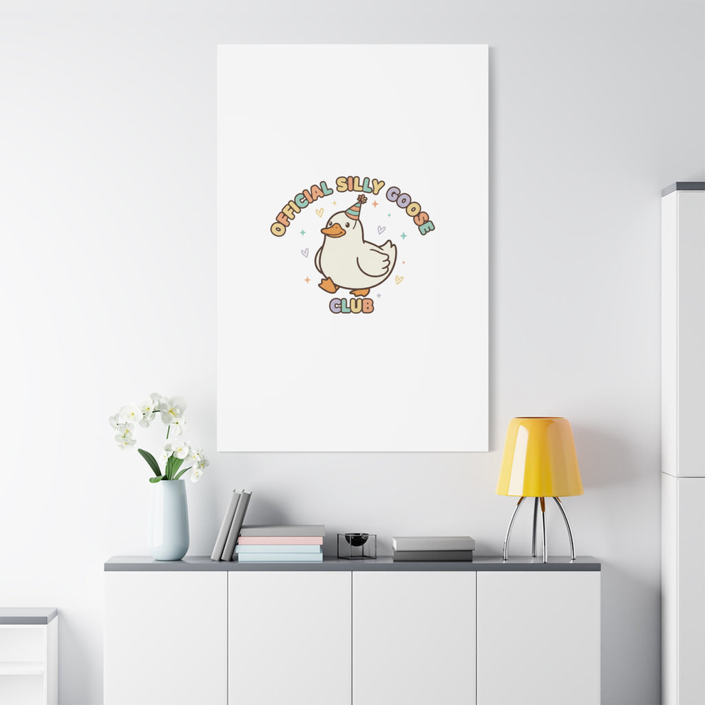 Silly Goose Club Canvas | wholesome meme, cute animal pun