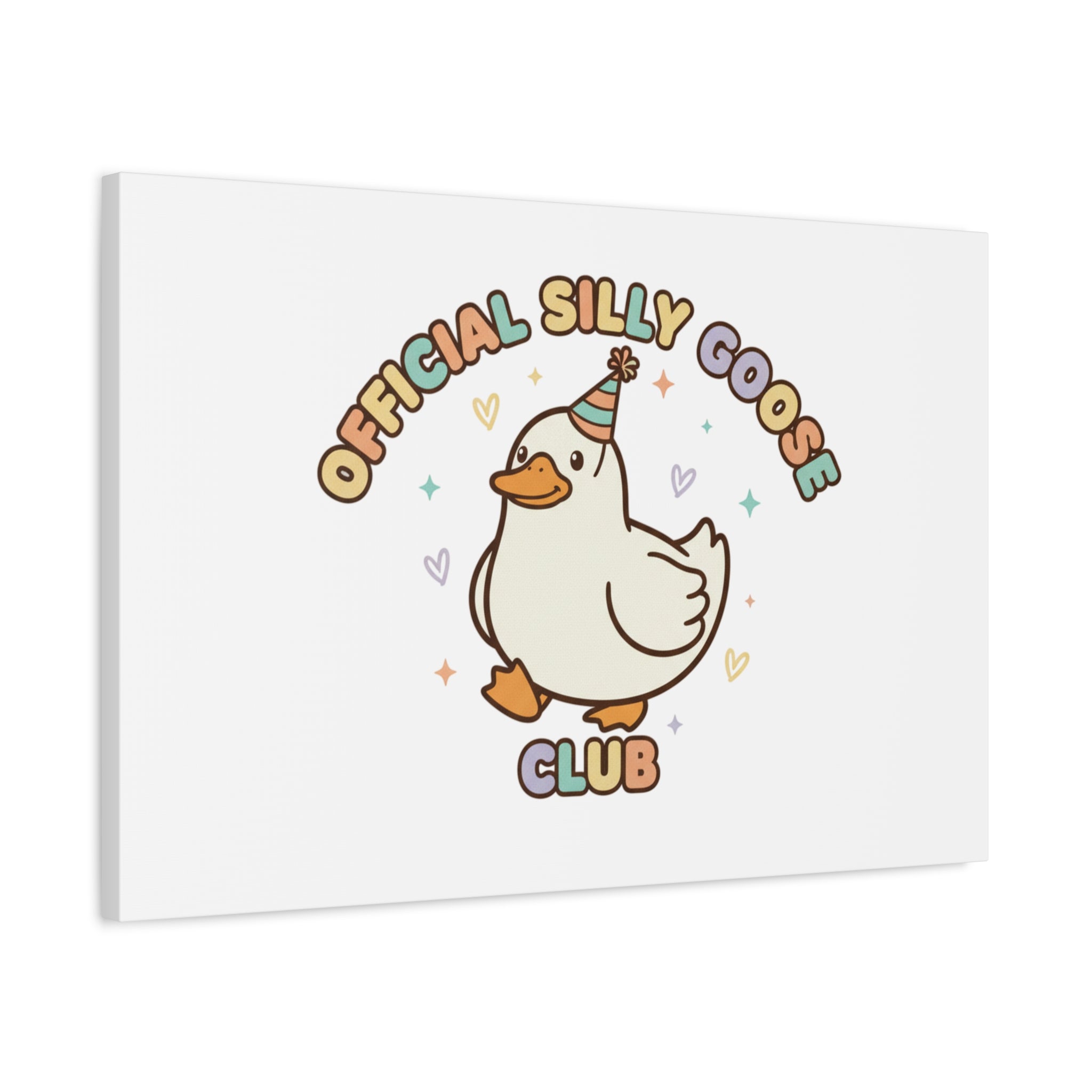 Silly Goose Club Canvas | wholesome meme, cute animal pun
