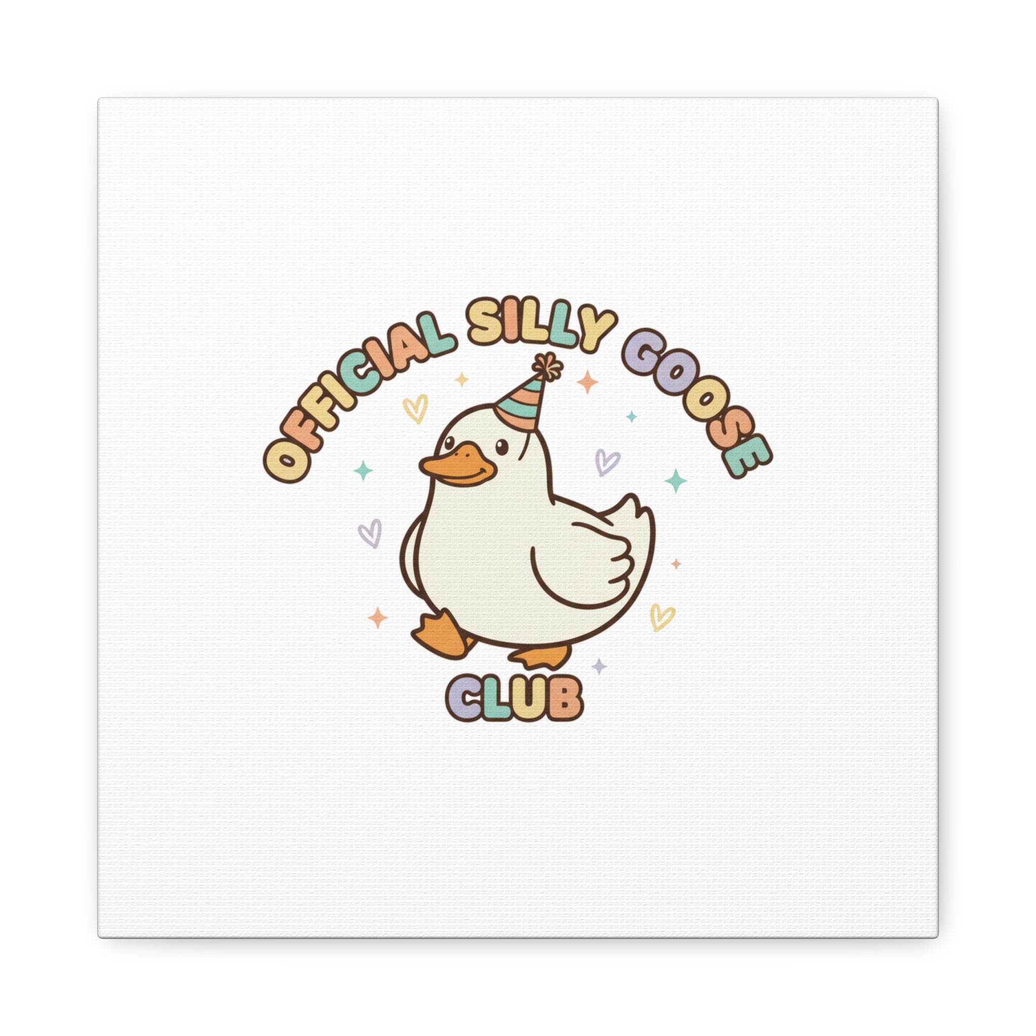 Silly Goose Club Canvas | wholesome meme, cute animal pun
