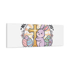 No Bunny Loves You Like Jesus Canvas | Easter Christian, Church Humor, Pastel Retro
