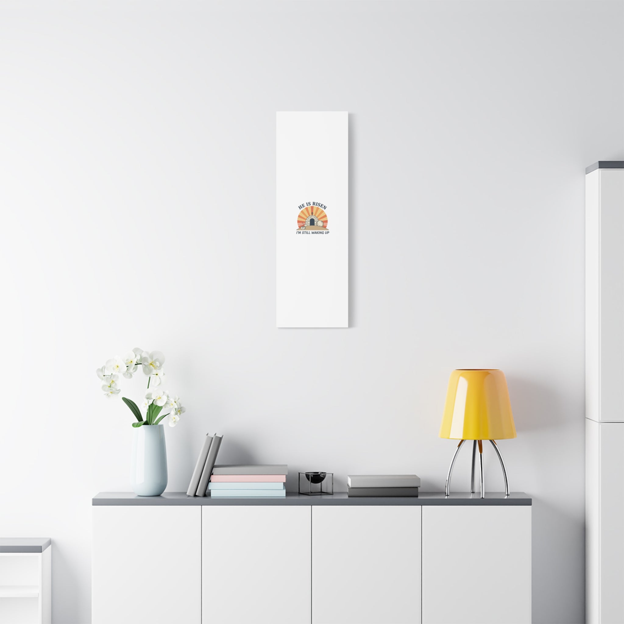 He Is Risen I'm Still Waking Up Canvas | Easter Christian Humor