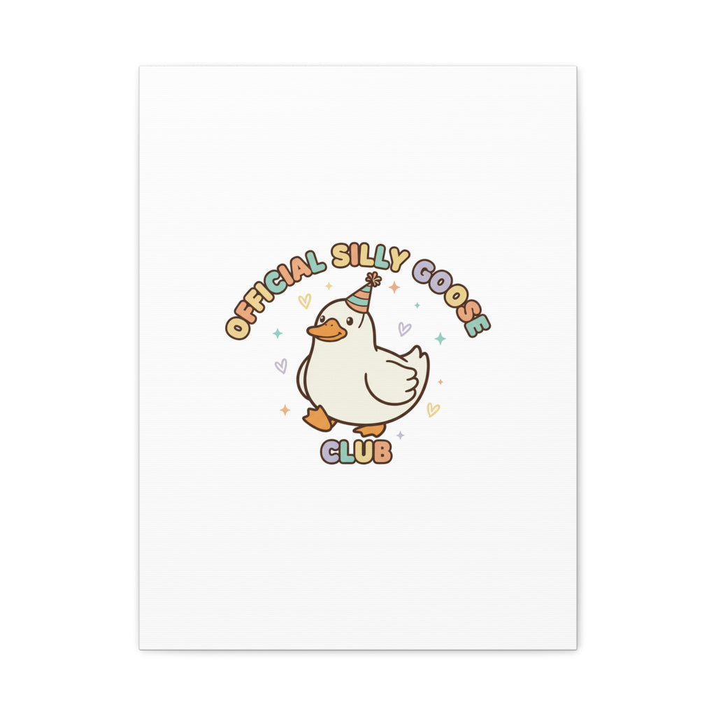 Silly Goose Club Canvas | wholesome meme, cute animal pun