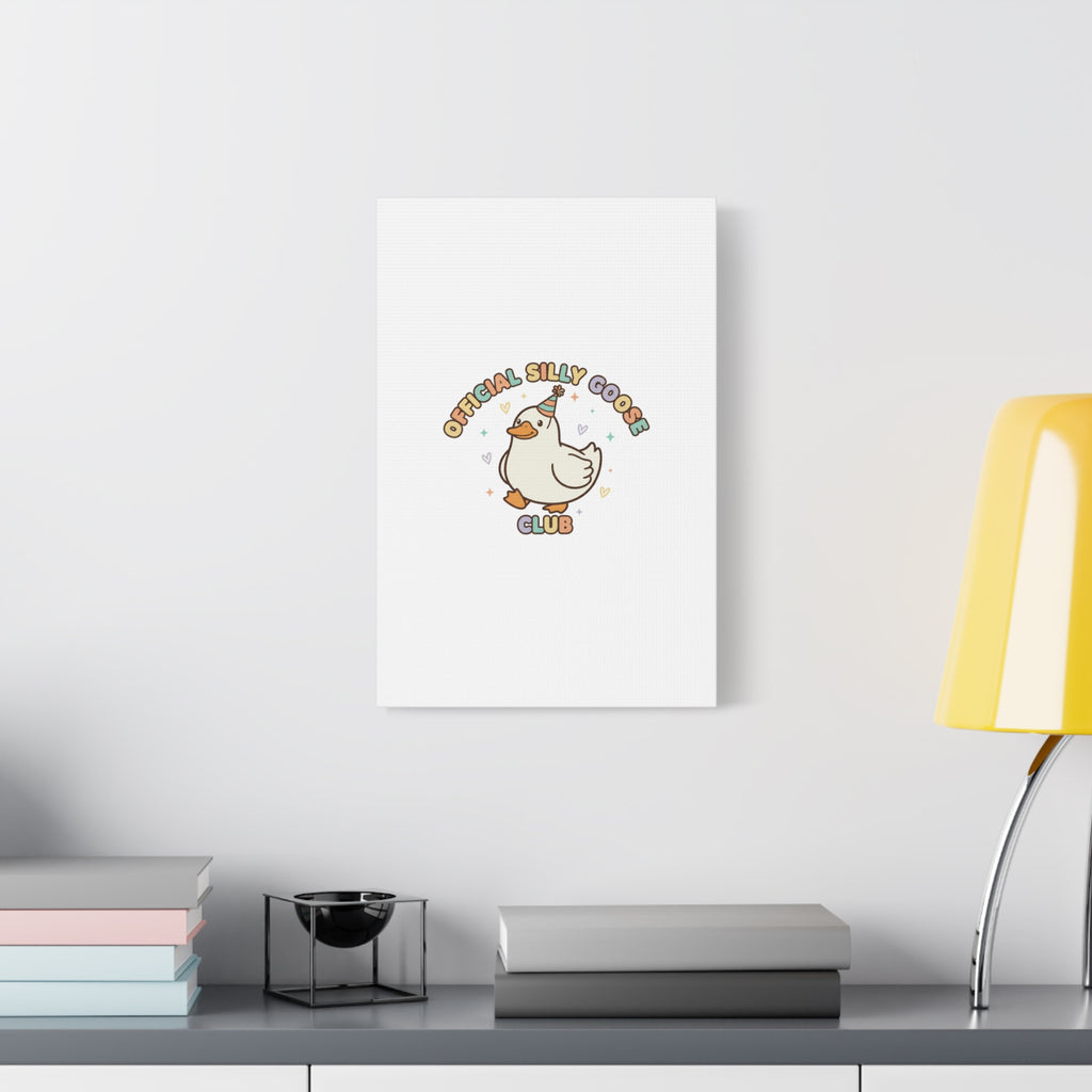 Silly Goose Club Canvas | wholesome meme, cute animal pun