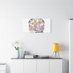No Bunny Loves You Like Jesus Canvas | Easter Christian, Church Humor, Pastel Retro