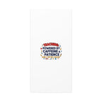 Teaching Powered by Caffeine & Patience Canvas | Teacher Appreciation Gifts