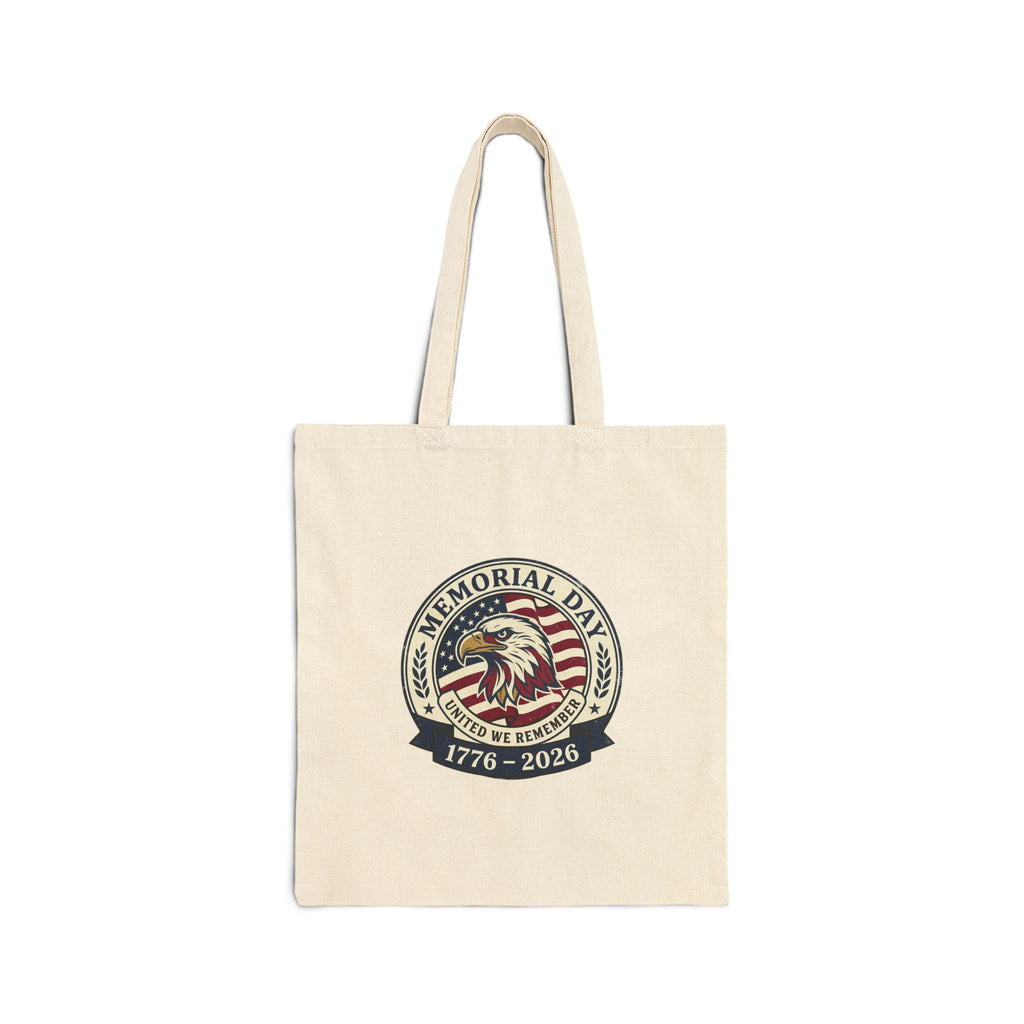 Memorial Day 1776–2026 Tote | USA 250 Vintage Distressed Americana